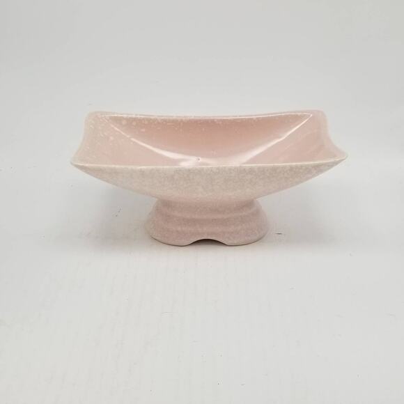 Vintage McCoy Pottery Planter, Mid Century Modern, Pink White Mottled 924 USA - Picture 2 of 5